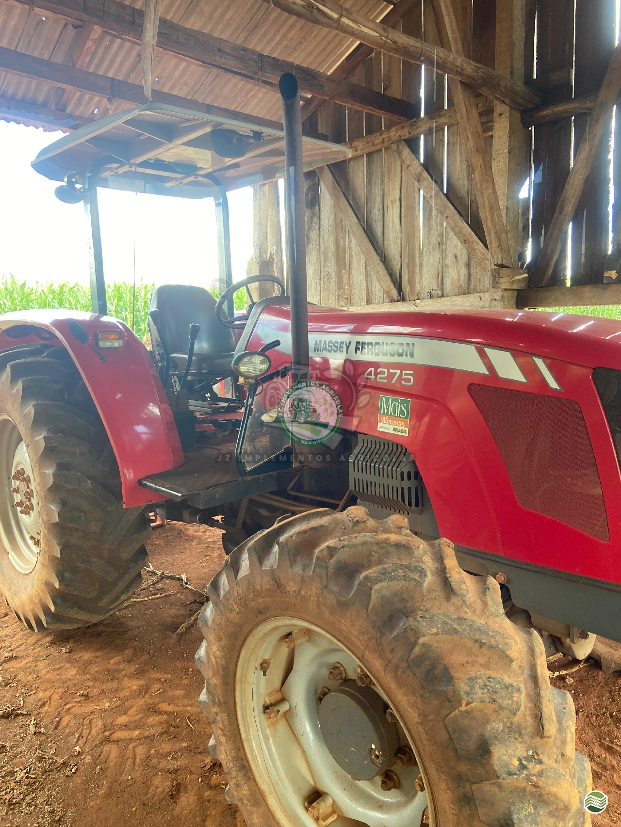 TRATOR MASSEY FERGUSON MF 4275 Tração 4x4 JZ Implementos Agrícolas TOLEDO PARANÁ PR